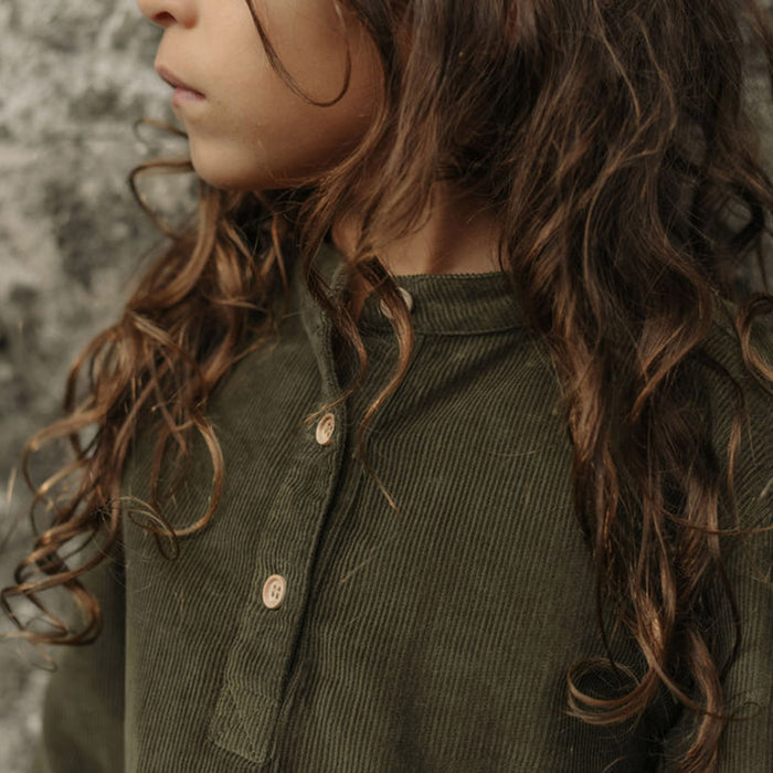 Larch Baby & Kids Shirt - Cotton Corduroy - Thyme