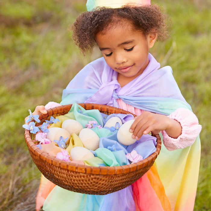 Large Enchanted Play Silk - Soft Rainbow