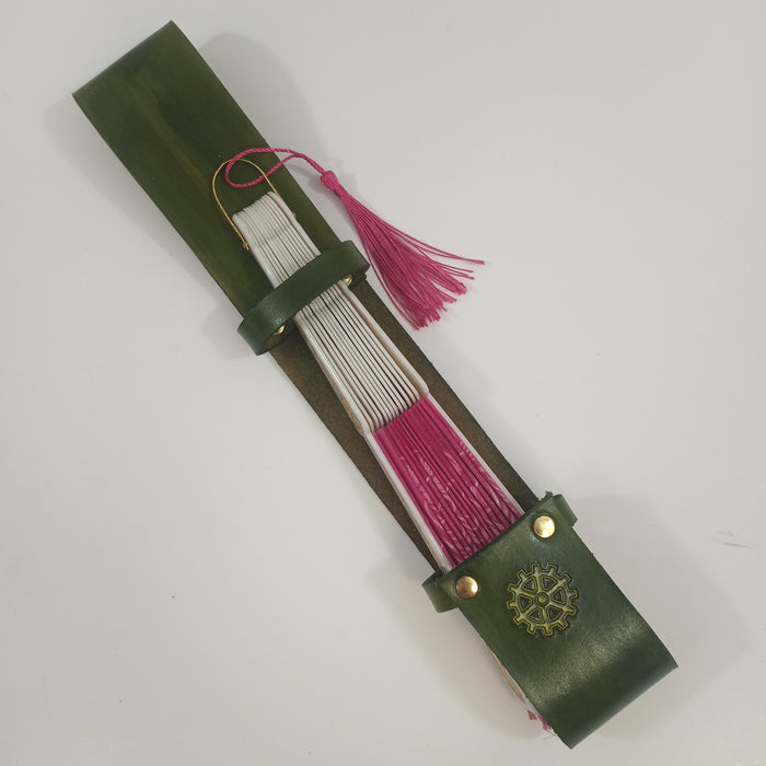 Leather Fan Holder - Renaissance or Steampunk Costume Accessory