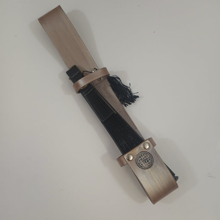 Leather Fan Holder - Renaissance or Steampunk Costume Accessory