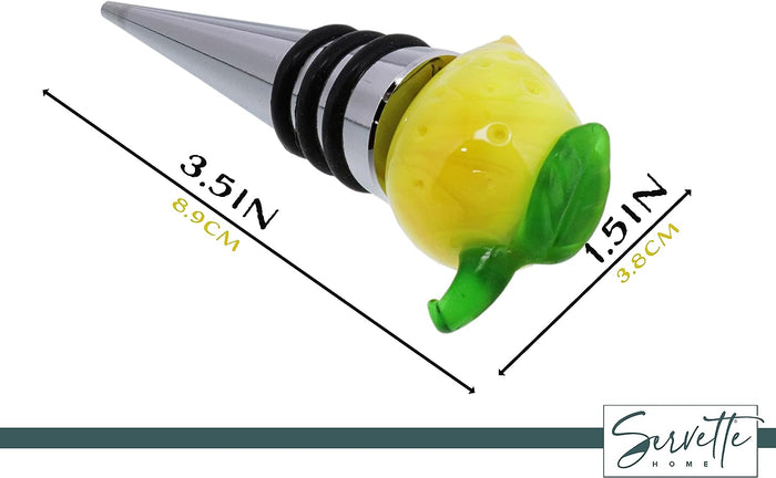 Lemon Glass Wine Stopper