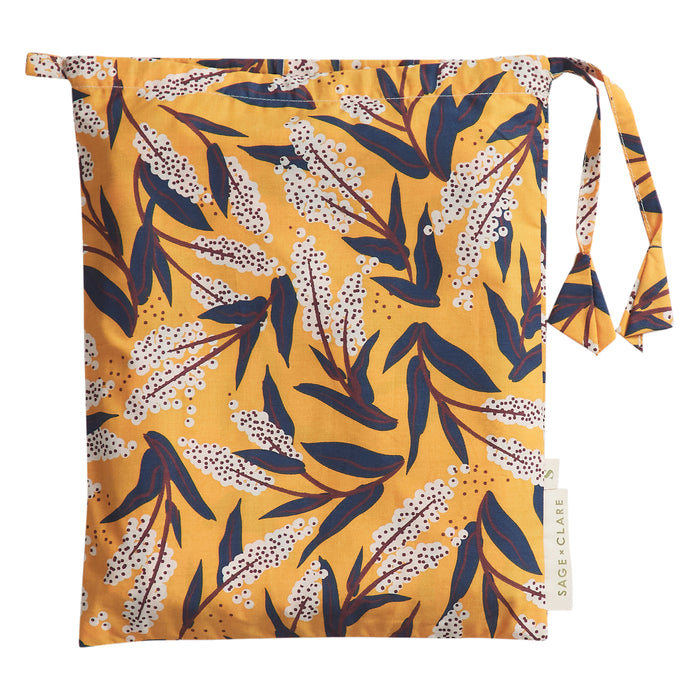 Lina Cotton Pillowcase Set - Marigold Standard