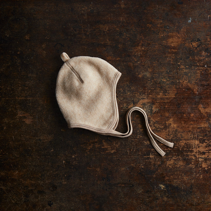 Linnet Baby & Kids Hat - Merino Wool Fleece - Sandstorm