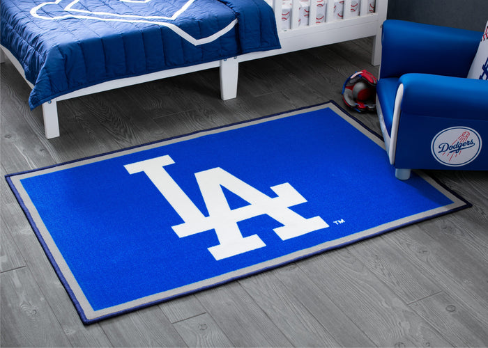 Delta Children Los Angeles Dodgers (1231) Soft Area Rug with Non-Slip Backing (TR9812LAD)
