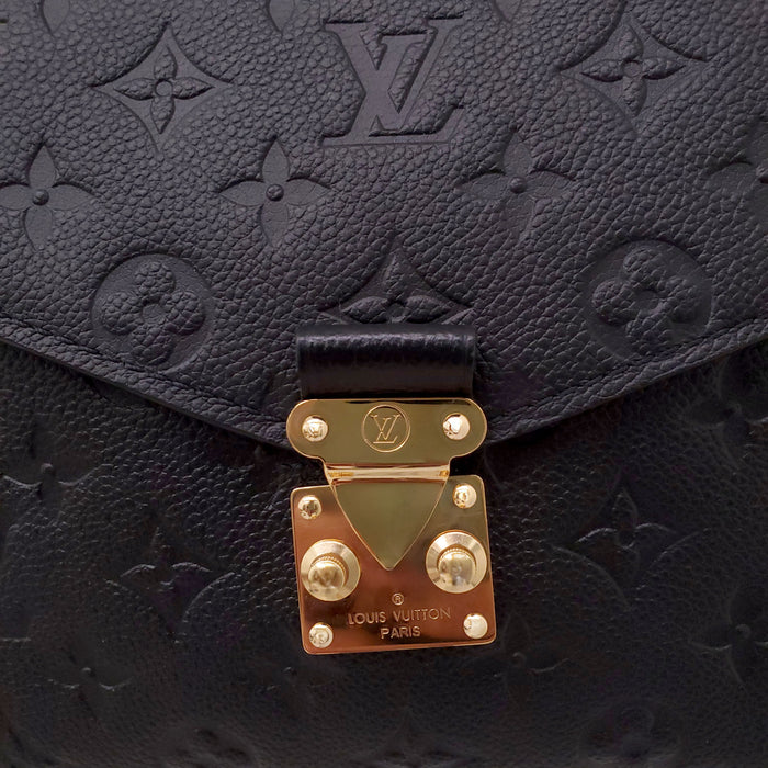 LOUIS VUITTON BLACK METIS BAG