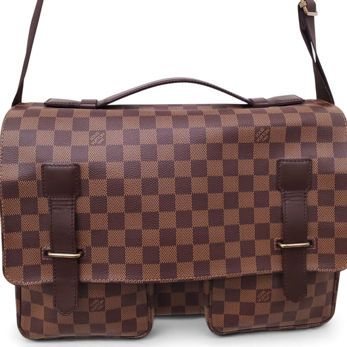 LOUIS VUITTON DAMIER EBENE BROADWAY MESSENGER BAG