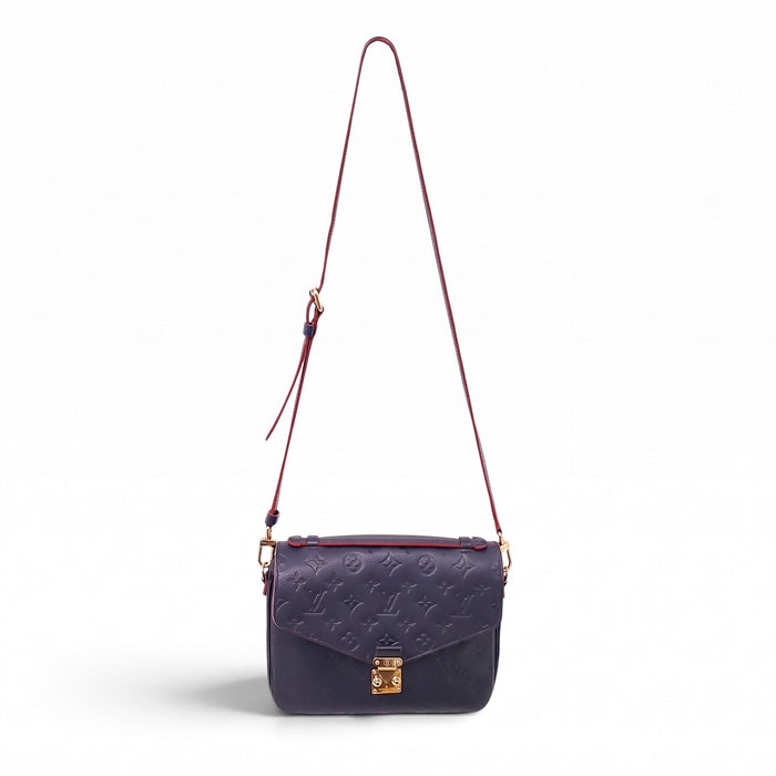 LOUIS VUITTON NAVY METIS BAG