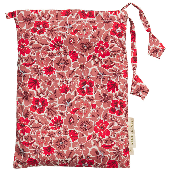 Magnolia Cotton Euro Pillowcase Set - Poppy
