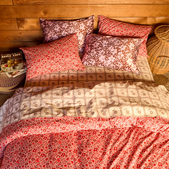 Magnolia Cotton Quilt Cover - Poppy Single