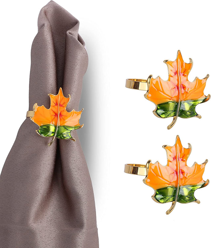 Maple Leaf Napkin Rings