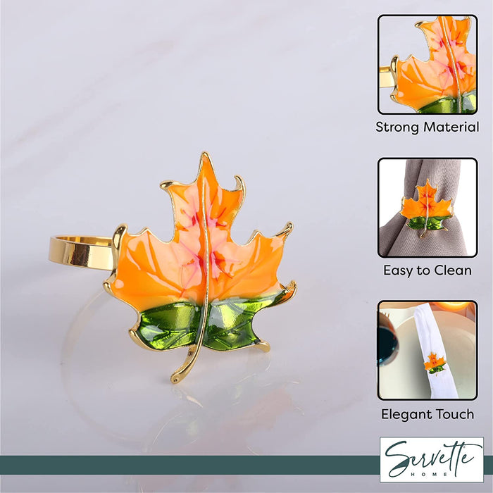 Maple Leaf Napkin Rings