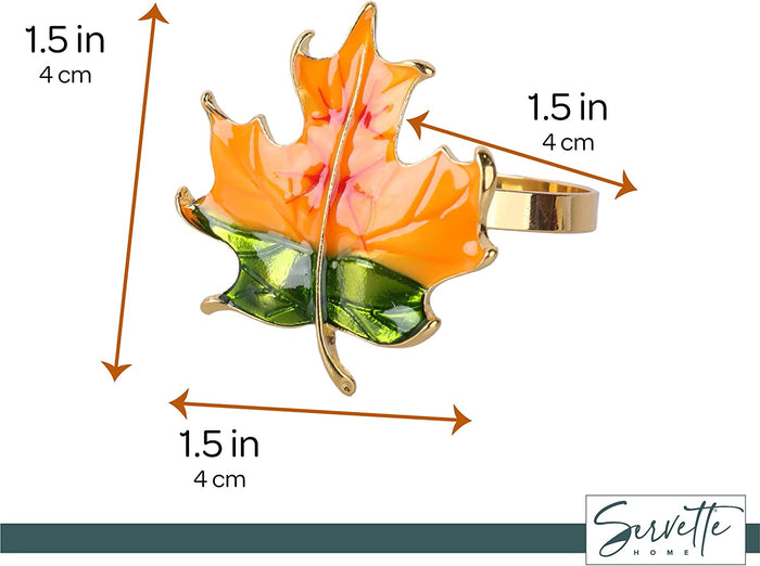 Maple Leaf Napkin Rings