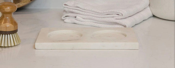 MARBLE HAND WASH & LOTION CADDY