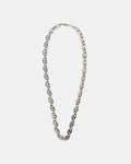 MARINE CHAIN - chunky silver chain necklace, flat lay - Cold Culture