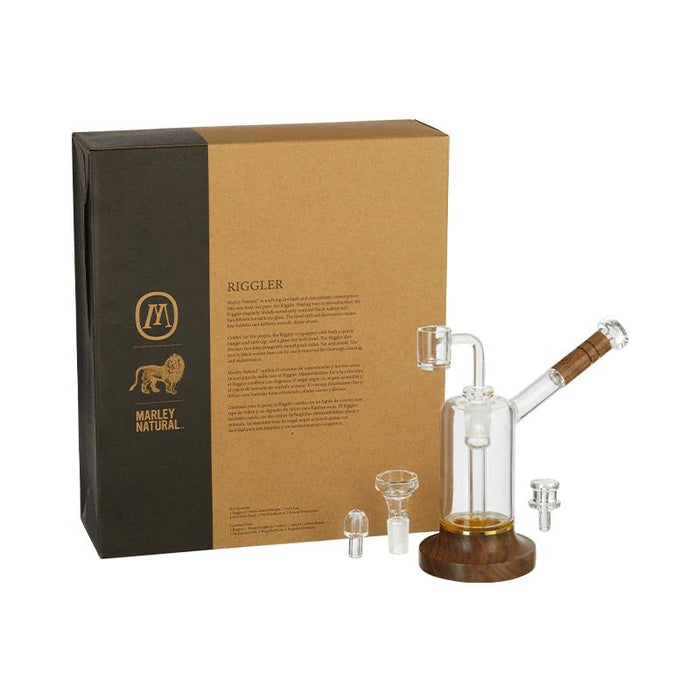Marley Natural Glass and Walnut Riggler Dab Rig
