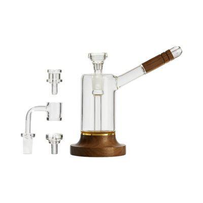 Marley Natural Glass and Walnut Riggler Dab Rig