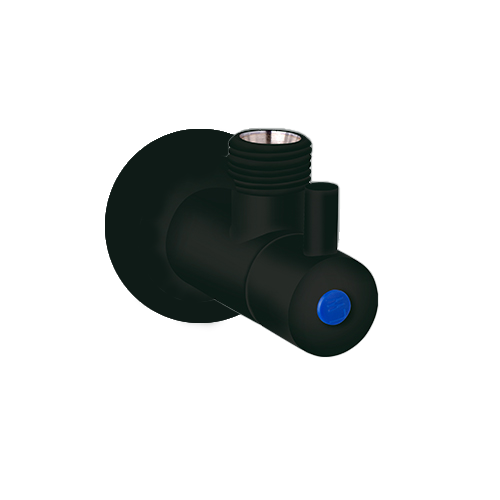 Matte Black Single Mini Cistern Cock - Acqua Bathrooms