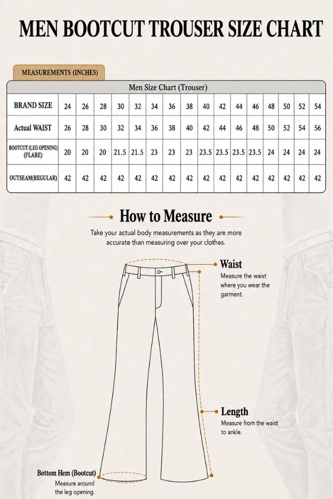 Men Black Bootcut Pant – Korean Wide Leg Comfortable Trouser