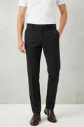 Men Black Formal Wear Pant-Front