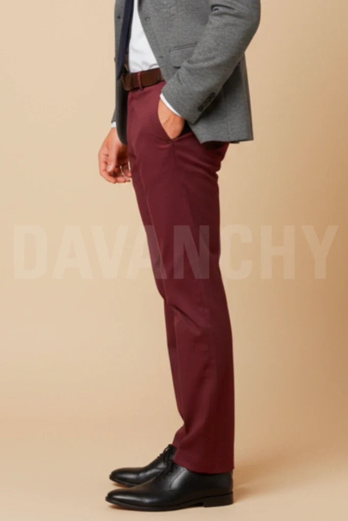 Men wedding wear tailored trouser-Side