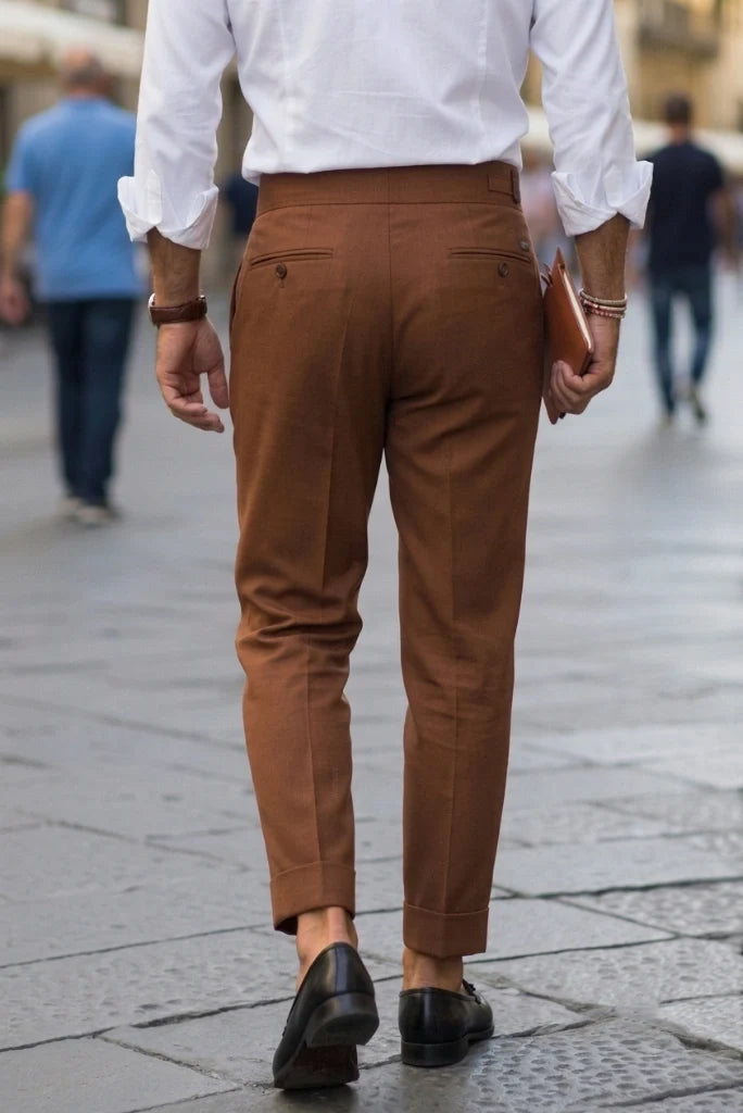 Business and Upscale Events Wear Gurkha Pant-Back