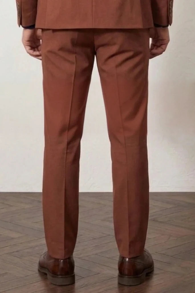Rust Classic Trouser for Men-Back
