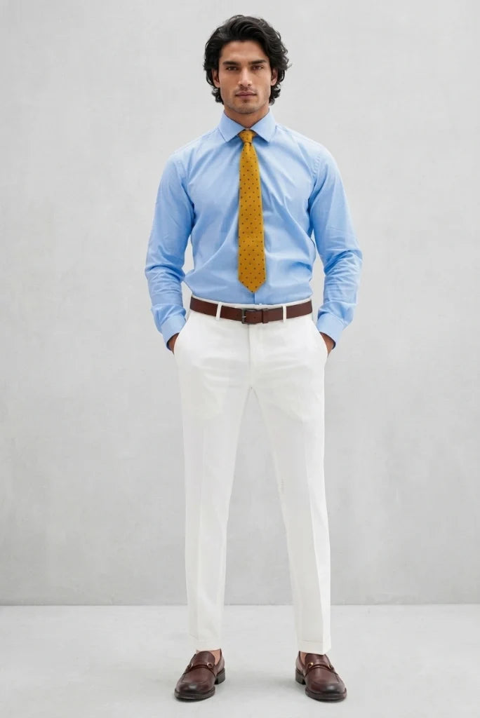 Men Premium Formal Dress Pant-Front