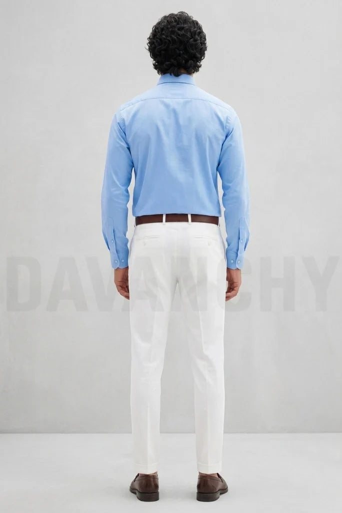 White Stylish Pant- Back