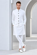 Men's White Formal Jodhpuri Jacket