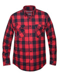 Men's Flannel Red / Black: Men's Flannel Red / Black