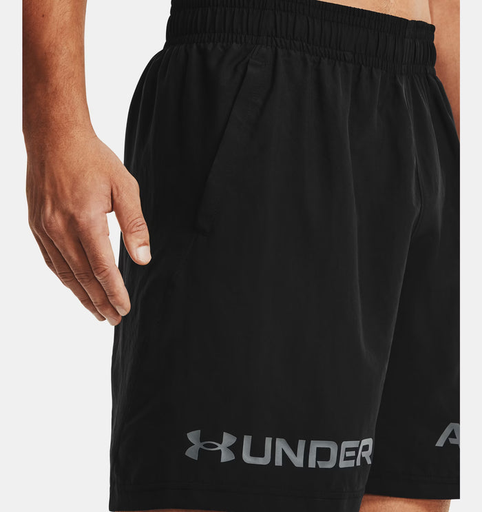 Men's UA Woven Graphic Wordmark Shorts 1361433-001