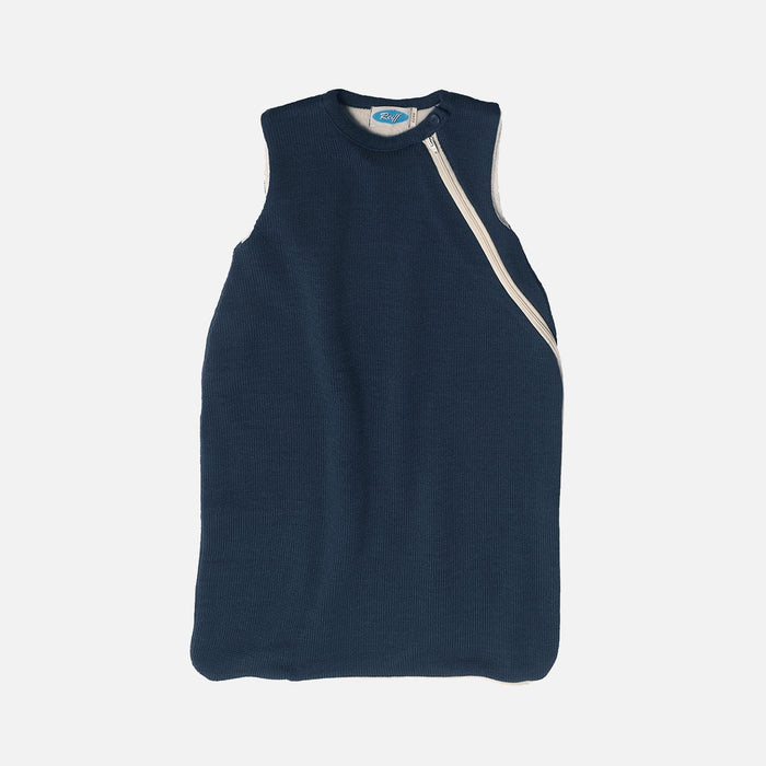 Merino Wool/Cotton Sleeveless Sleeping Bag - Navy