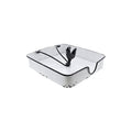 Metal Napkin Holder with Rooster Weight