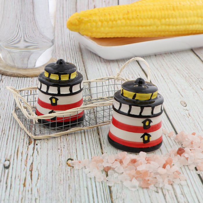 lighthouse salt and pepper shakers