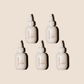 Mini Empty Antibacterial Hand Gel Bottles (Pack of 5)