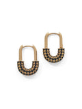 Mini Pavé Hoop Earrings