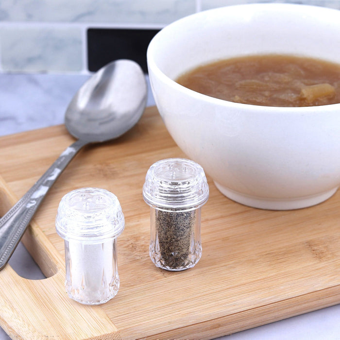 Mini Salt and Pepper Shaker Crystal Look