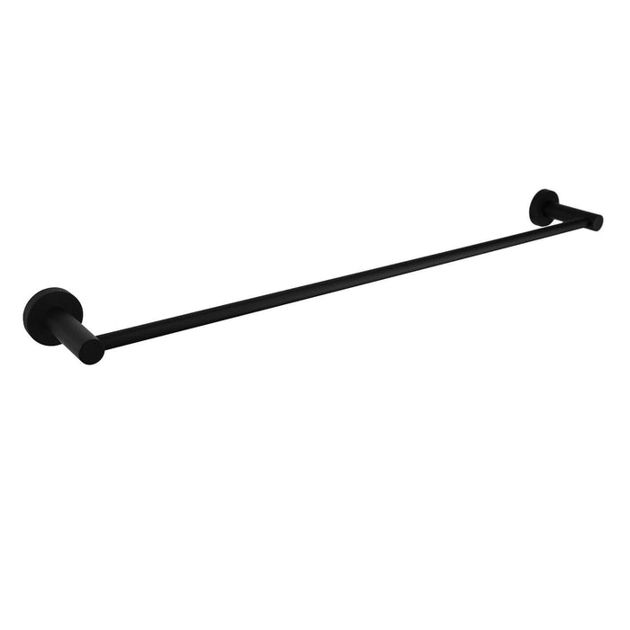Mirage Black 600 mm Single Towel Rail - Acqua Bathrooms