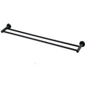 Mirage Black 750 mm Double Towel Rail - Acqua Bathrooms