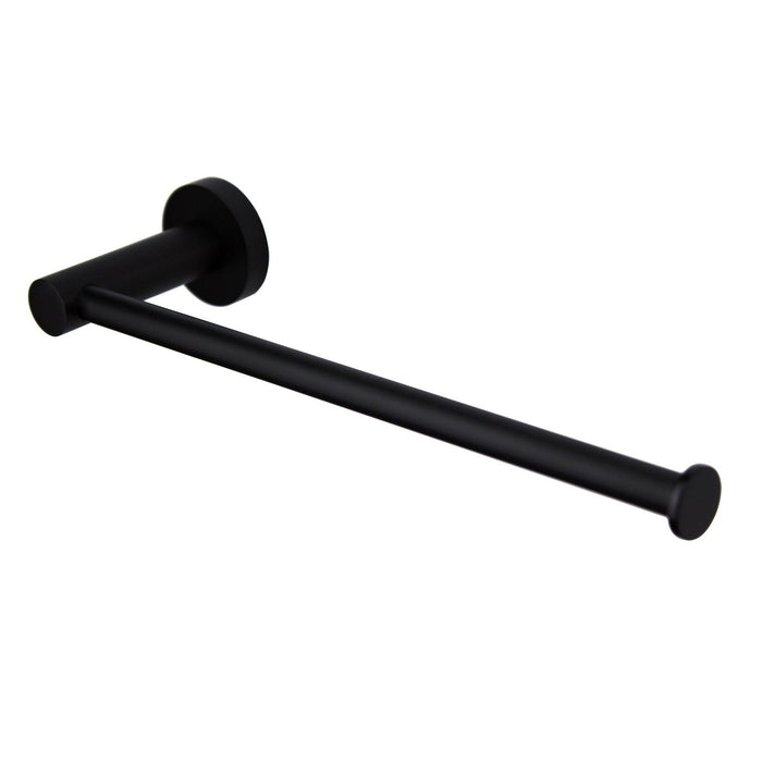 Mirage Black Towel Ring - Acqua Bathrooms