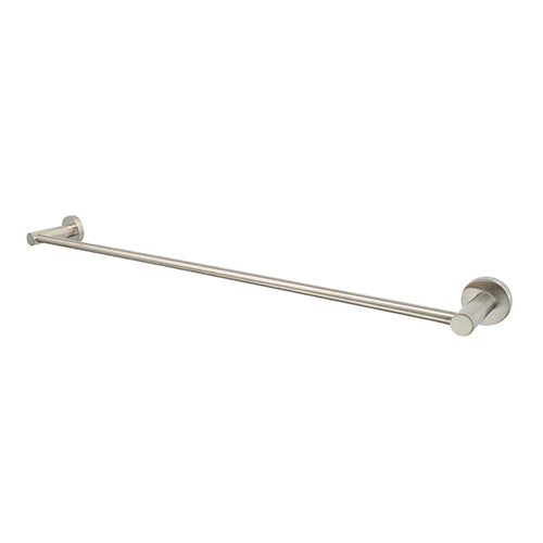 Mirage Brushed Nickel 750 mm Single Towel Rail - Acqua Bathrooms