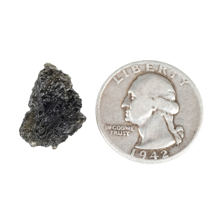 Moldavite 2.45 g 19x15x10mm - InnerVision Crystals