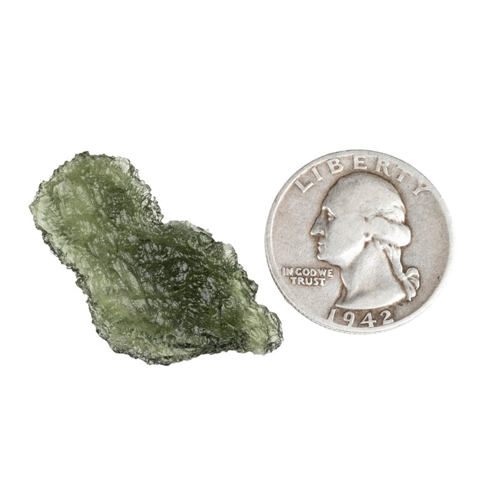 Moldavite 3.90 g 36x19x6mm - InnerVision Crystals