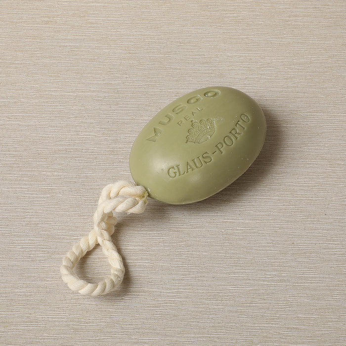 Musgo Real soap on a rope