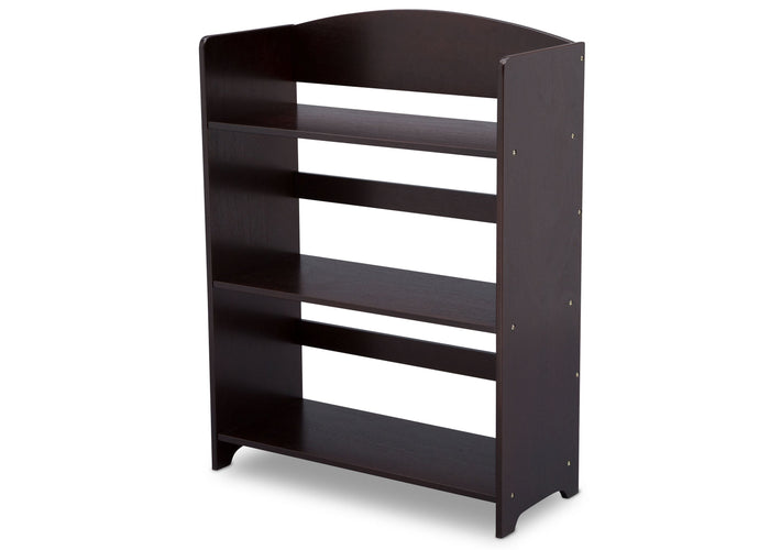 Delta Children Dark Chocolate (207) MySize Bookshelf, Left Angle, c3c
