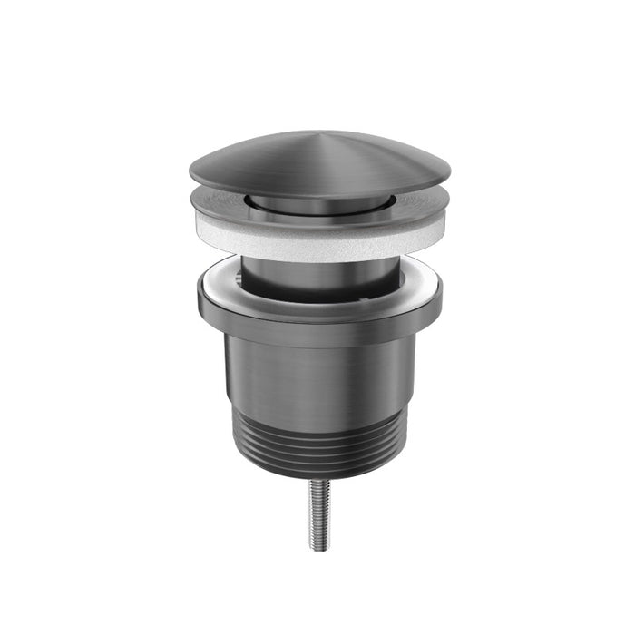 Nero | Universal Gun Metal Mushroom Pop Up Waste - Acqua Bathrooms