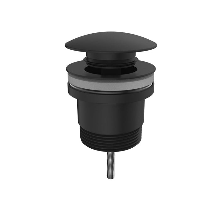 Nero | Universal Matte Black Mushroom Pop Up Waste - Acqua Bathrooms