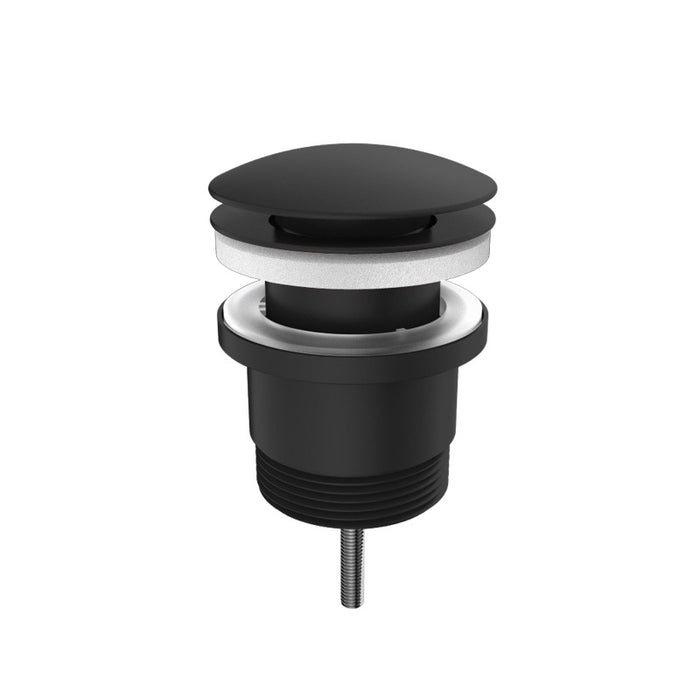 Nero | Universal Matte Black Mushroom Pop Up Waste - Acqua Bathrooms