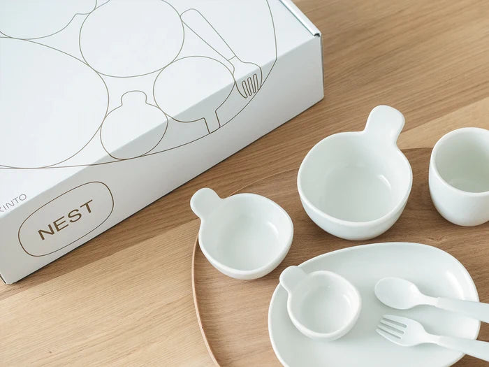NEST  8pc set - White