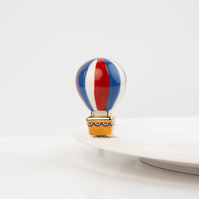 Hot Air Balloon - Red, White & Blue
